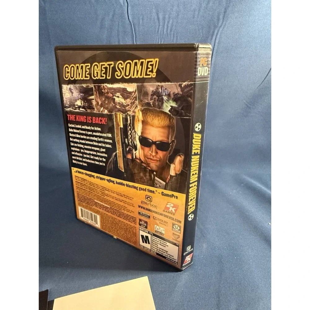 Duke Nukem Forever-PC-DVD-ROM-2K Games-W/PC Manual Codes Computer Game